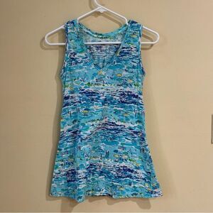 Lilly Pulitzer High Tide Toile Tank